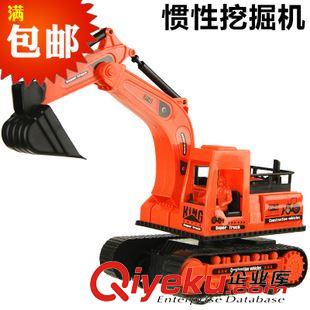 交通工具/工程車 【廠價(jià)直銷】 兒童慣性挖土機(jī)玩具 fzmx玩具 地?cái)偀豳u玩具