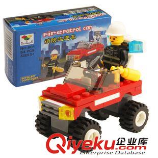 交通工具/工程車 【全國最火爆】兒童益智拼插積木 拼裝玩具