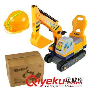 交通工具/工程車 【全網{zd1}價且通過3C認證】兒童玩具挖掘機 超大號可坐可騎挖機