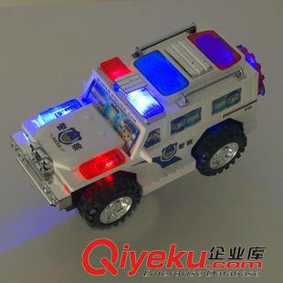 交通工具/工程車 2015新款電動發(fā)光警車  自動行走萬向車 發(fā)光音樂玩具