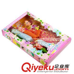 過家家玩具 【tj促銷】禮盒套裝換裝秀 6套換裝巴比娃娃  女孩生日禮品玩具原始圖片3