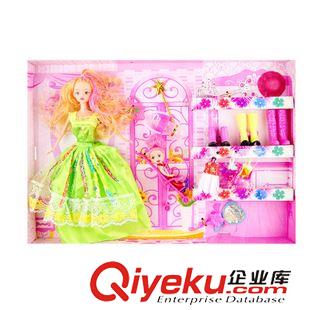 過家家玩具 【巴比娃娃】0654F 母子換裝娃娃 大禮盒套裝換裝秀 多種服飾配件原始圖片2