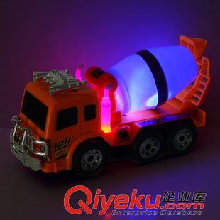 電動(dòng)/遙控玩具 發(fā)光音樂(lè)萬(wàn)向水泥攪拌車 水泥罐攪拌旋轉(zhuǎn)工程車模型電動(dòng)玩具原始圖片2