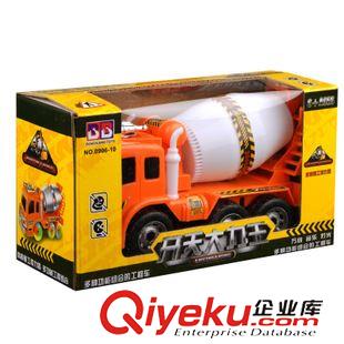 電動(dòng)/遙控玩具 發(fā)光音樂(lè)萬(wàn)向水泥攪拌車 水泥罐攪拌旋轉(zhuǎn)工程車模型電動(dòng)玩具原始圖片3