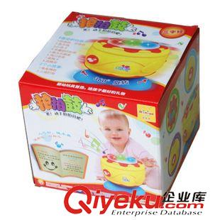 電動/遙控玩具 【品牌授權(quán)】 妮妮雅動音樂發(fā)光手拍古 故事三字經(jīng)功能兒童拍拍古