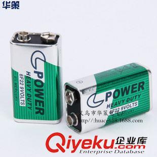 9V POWER 9V碳性電池6F22 9V電池 萬用表玩具 無線話筒 方形電池原始圖片2