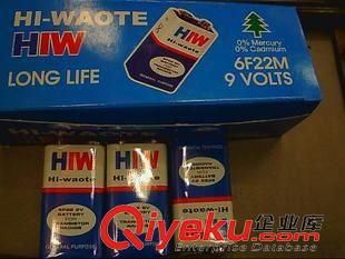 9號(hào)(9V-6F22-6LR61 廠家直銷大促銷遙控器用9號(hào)干電池 方塊6F22電池 9v電池 tj批發(fā)