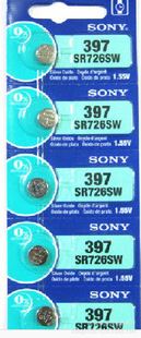 松下.索尼.東芝.GP超霸.萬勝MAXAll zp索尼397- SR726SW 手表紐扣電池 鐘表電池SEIZAIKEN批發原始圖片2