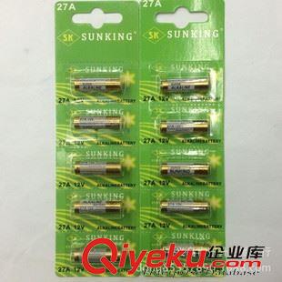 金力．高力．新光．三五．華太．雷達(dá)．等等． 廠家直銷suncom 新光12V 27A 防盜門遙控門鈴電池 A27S堿性干電池