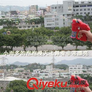 熱銷產(chǎn)品 玩具批發(fā)廠家批發(fā)電動玩具全自動功能小鳥雙水泡泡槍帶音樂燈光原始圖片2