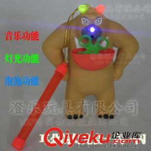 泡泡槍/泡泡水 玩具批發(fā)小額玩具熊出沒手提泡泡槍過家家手提泡泡機吹泡泡玩具原始圖片3