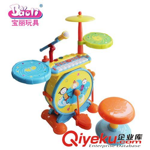 【四月新品】 新品上市 兒童敲打樂器玩具 BL1402搖滾爵士鼓 益智早教 廠家批發(fā)原始圖片2