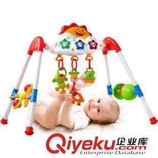 網店爆款 寶寶音樂健身架 嬰幼兒童小孩早教益智健身器玩具 淘寶代理原始圖片3