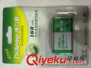 9V電池 6F22電池 6LR61電池 【廠家直銷】德力普充電9V 6F22{wn}表專用電池 玩具遙控電池原始圖片3