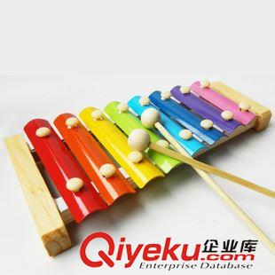 敲琴 木制玩具 寶寶八音階手敲琴  嬰幼兒益智早教音樂玩具熱銷