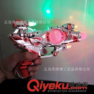 其他電動玩具 閃光音樂八音槍 兒童電動玩具槍 發(fā)光七彩絢麗槍 地攤熱賣玩具原始圖片2