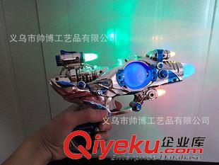 其他電動玩具 閃光音樂八音槍 兒童電動玩具槍 發(fā)光七彩絢麗槍 地攤熱賣玩具原始圖片3