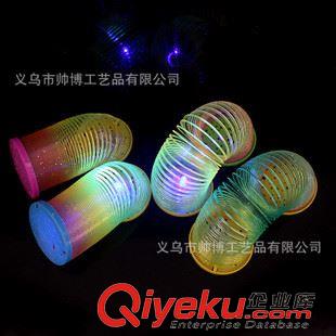 發(fā)光彩虹圈 星空投影彩虹圈 發(fā)光魔力彩虹圈彈簧圈 發(fā)光玩具 地攤熱賣玩具原始圖片3