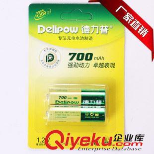 5號電池 廠家直銷 德力普5號充電電池 家用玩具AA700毫安電池鎳鎘充電池