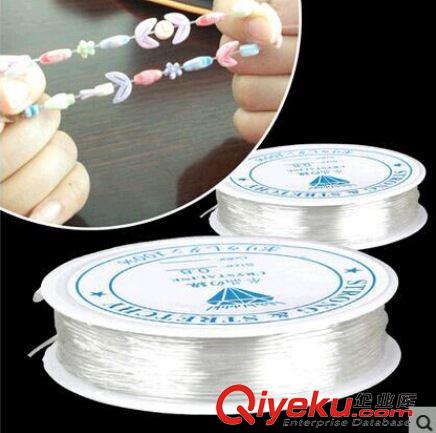 2015-8月新品 【串珠專用水晶線】DIY飾品配件手鏈穿珠彈力線 透明魚(yú)絲繩子原始圖片2