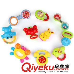 2015-7月新品 【品牌清倉(cāng)】21011B仙邦寶貝手搖鈴10件套禮盒嬰幼兒益智早教玩具原始圖片3