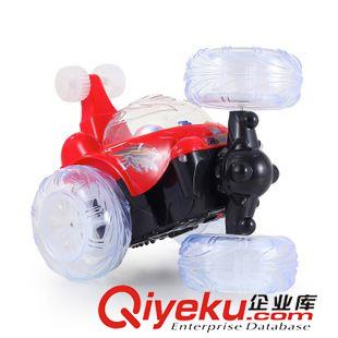 2015-5月新品 3071新款遙控特技翻斗車電動帶炫彩燈光音樂地攤熱賣車模玩具批發(fā)原始圖片3