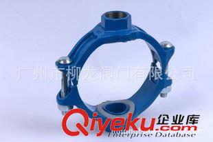 管件/卡箍 精品供應邁克牌藍色生活給水溝槽管件 溝槽機械四通原始圖片2