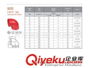 管件/卡箍 廣東佛山精品供應 藍色生活給水溝槽管件 90度彎頭 認證可出口