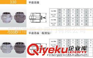 管件/卡箍 廣東佛山供應 瑪鋼管件 黑色銅芯活接頭（油任） UL認證可出口原始圖片3