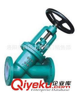柳龍牌化工閥門 供應DN100     J42F46-16C襯氟法蘭截止閥  直流式襯氟截止閥原始圖片2