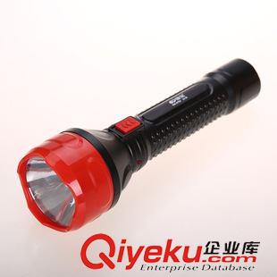 電器電纜 康銘LED手電筒可充電強光遠射家用戶外照明迷你便攜夜騎防身電筒原始圖片2
