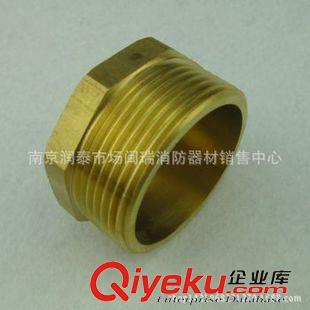 銅管件 銅配件 消防管件 全銅六角外絲堵頭 4分6分管道堵頭 堵帽原始圖片3