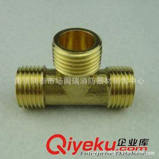 銅管件 消防管件 全銅外絲三通 4分6分管道連接三通 銅配件原始圖片3