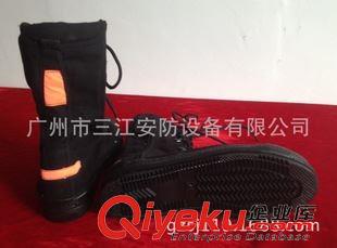 消防鞋 廠家直銷消防搶險救援靴 帶包鋼頭鋼底 帆布消防靴 搶險救助靴原始圖片2
