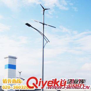  风光互补路灯 吉林风光互补路灯厂家供应60W LED太阳能风光互补路灯系统