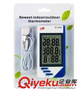 室內外溫濕度計 KT-908,高品質電子溫度計 室內外溫濕度儀原始圖片2