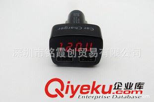 汽車用品 四合一車充充電器 電壓電流溫度車載充電器 汽車多功能充電器原始圖片2