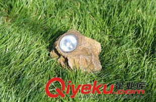 太陽能樹脂草坪燈 太陽能草坪燈 仿石頭工藝品 LED太陽能戶外燈 石頭燈