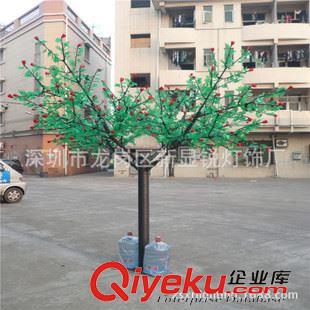 LED玫瑰花、丁香花、球形磨菇花樹燈 仿真花卉 家居 辦公室擺設(shè) LED玫瑰花燈盆栽 創(chuàng)意精美禮品原始圖片2