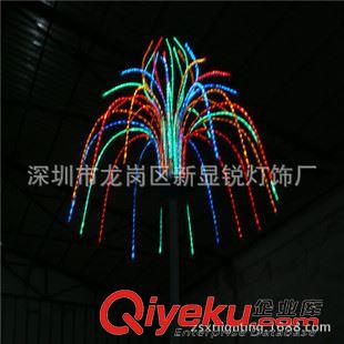 LED烟花灯 led烟花灯树 led发光礼花灯装饰树灯 婚庆圣诞节日装饰厂家直销