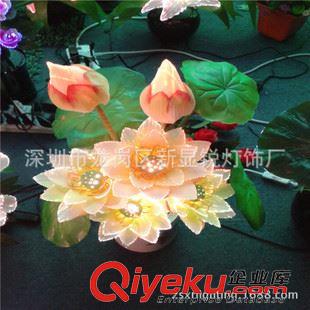 LED光纖花瓶燈 LED水晶花燈 LED 家飾擺件燈具  仿玻璃臥室花瓶燈