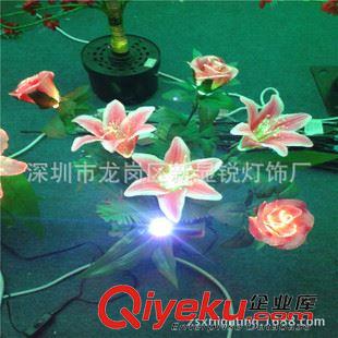 LED光纖花瓶燈 LED長(zhǎng)亮 滴膠花瓶燈婚慶節(jié)日新年工藝臺(tái)燈室內(nèi)裝飾燈原始圖片2