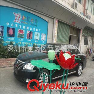 LED荷花灯 批发高3.0米 50CM荷花路灯， LED发光荷花灯