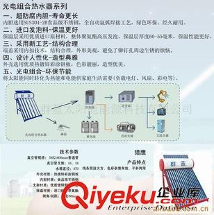 招商加盟部 供應(yīng)太陽能發(fā)電組合熱水器