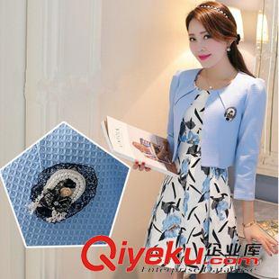 連衣裙2 歐洲站2015夏新款拼接修身蕾絲裙連衣裙 女加大碼 送腰帶