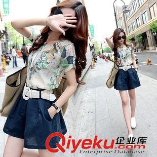 休閑運(yùn)動(dòng)套裝 新款韓版休閑套裝女夏裝運(yùn)動(dòng)服時(shí)尚短袖七分褲夏季運(yùn)動(dòng)套裝66680