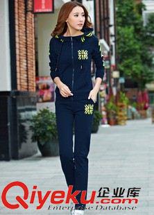 休閑運(yùn)動(dòng)套裝 2015春秋款韓版女裝大碼休閑運(yùn)動(dòng)服套裝長袖修身網(wǎng)球運(yùn)動(dòng)服原始圖片3