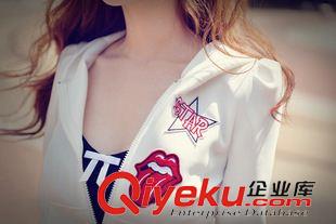 兩件套 歐洲站秋裝新款大碼女裝韓版連帽棒球服半身裙套裝927185294DG