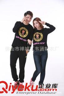 親子裝童裝 2015新款親子裝秋裝一家三口裝 金色猴 長袖T恤 母女母子全家裝