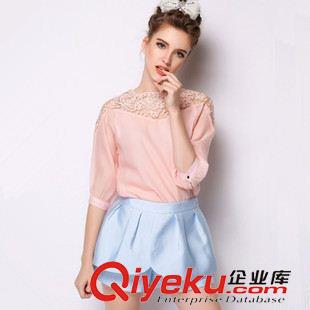 2015牛仔短褲 2015夏裝休閑牛仔短褲可愛嘴唇打釘磨破破洞女式牛仔短褲
